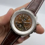 Breitling Couro 46MM Automatico