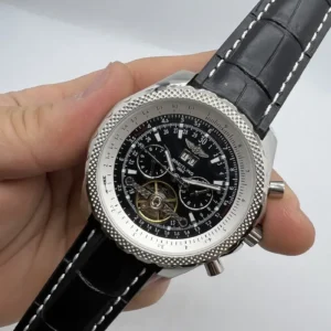 Breitling Couro 46MM Automatico