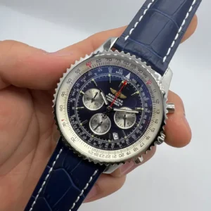 Breitling Nativimer Couro 41MM Bateria