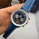 Breitling Navitimer Couro 41MM Automatico
