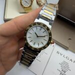 Bvlgari Aço 33MM Bateria