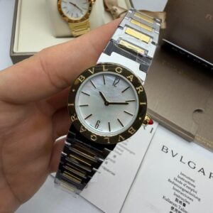 Bvlgari Aço 33MM Bateria