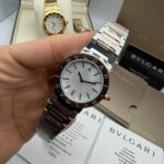 Bvlgari Aço 33MM Bateria