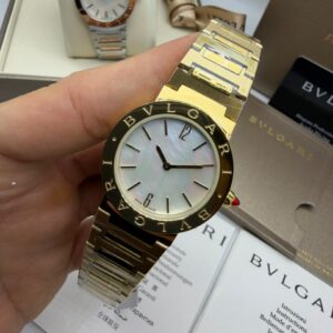 Bvlgari Aço 33MM Bateria
