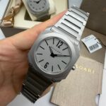 Bvlgari Octo 40MM Bateria Vidro Safira