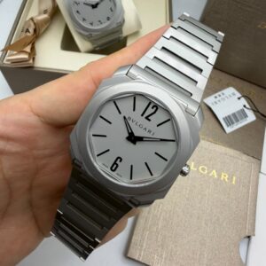 Bvlgari Octo 40MM Bateria Vidro Safira