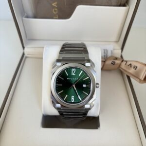 Bvlgari Octo 40MM Bateria Vidro Safira