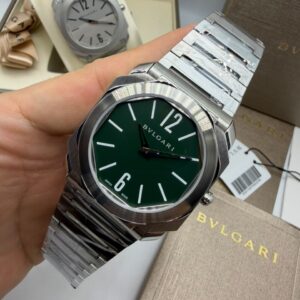 Bvlgari Octo 40MM Bateria Vidro Safira