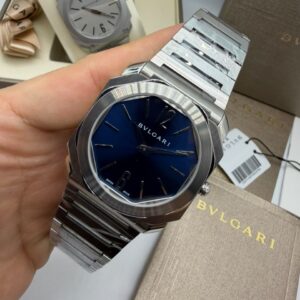 Bvlgari Octo 40MM Bateria Vidro Safira