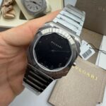 Bvlgari Octo 40MM Bateria Vidro Safira