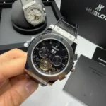 Hublot 44MM Automático Couro