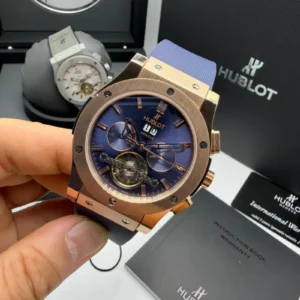 Hublot 44MM Automático Couro