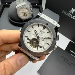 Hublot 44MM Automático Couro