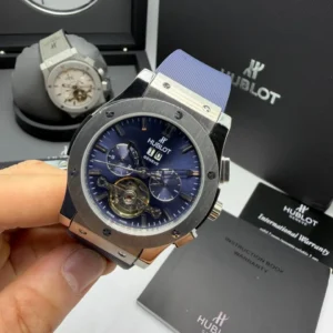 Hublot 44MM Automático Couro