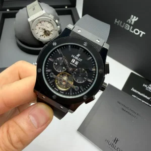 Hublot 44MM Automático Couro