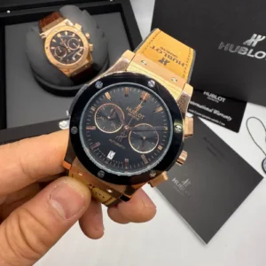 Hublot Classic Fusiona 42MM Bateria Couro