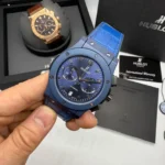 Hublot Classic Fusiona 42MM Bateria Couro