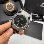 Hublot Classic Fusiona 42MM Bateria Couro