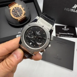 Hublot Classic Fusiona 42MM Bateria Couro