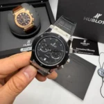 Hublot Classic Fusiona 42MM Bateria Couro