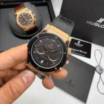 Hublot Classic Fusiona 42MM Bateria Couro