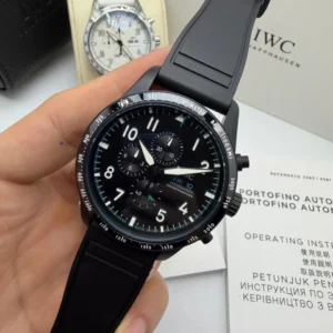 Iwc Borracha 43MM Bateria