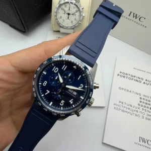 Iwc Borracha 43MM Bateria