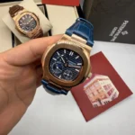 Patek Philippe Nautilus Couro 40MM Automático