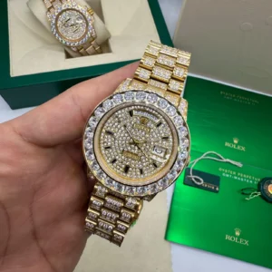 Rolex Cravejado 40MM Automatico