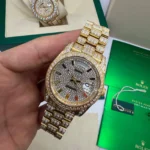 Rolex Cravejado 40MM Automatico