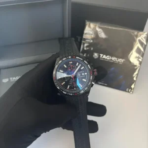Tag Heuer Calibre 16 Borracha 45MM Bateria