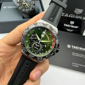 Tag Heuer F1 Kimi Borracha 43MM Bateria