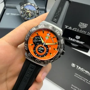 Tag Heuer F1 Kimi Borracha 43MM Bateria