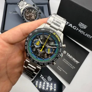 Tag Senna Eskeleto 44MM Bateria